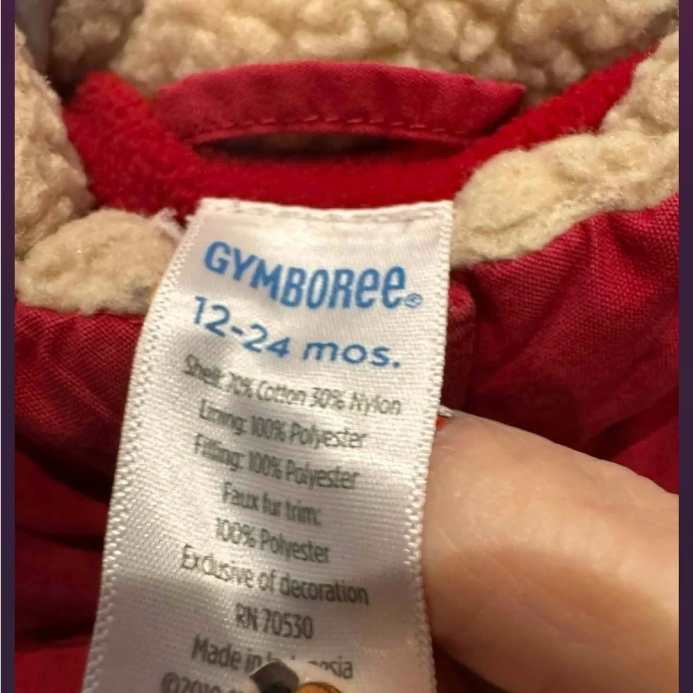 Gymboree cozy red